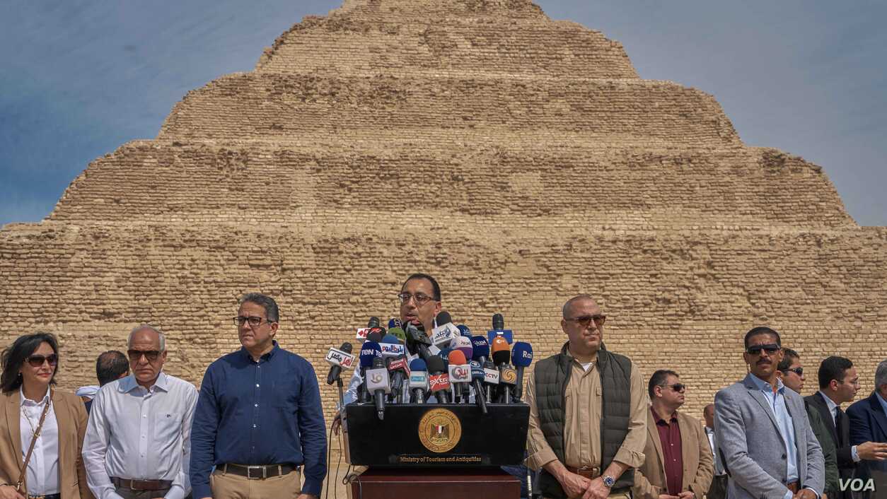 Egypt reopens the step pyramid of Djoser in Saqqara